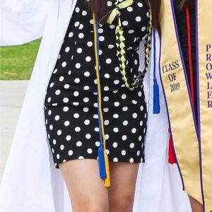 Black and White Polka Dot Dress